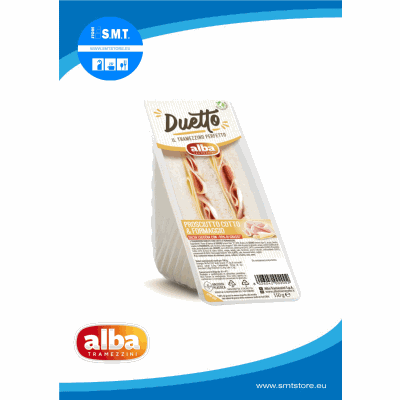 Tramezzino Doppio Cotto Formaggio pz 8 Alba