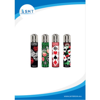 Accendino Large Casino Games Clipper