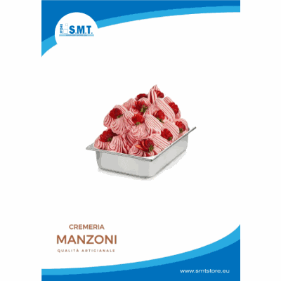Gelato Mantecato Fragola4,8 L - Manzoni