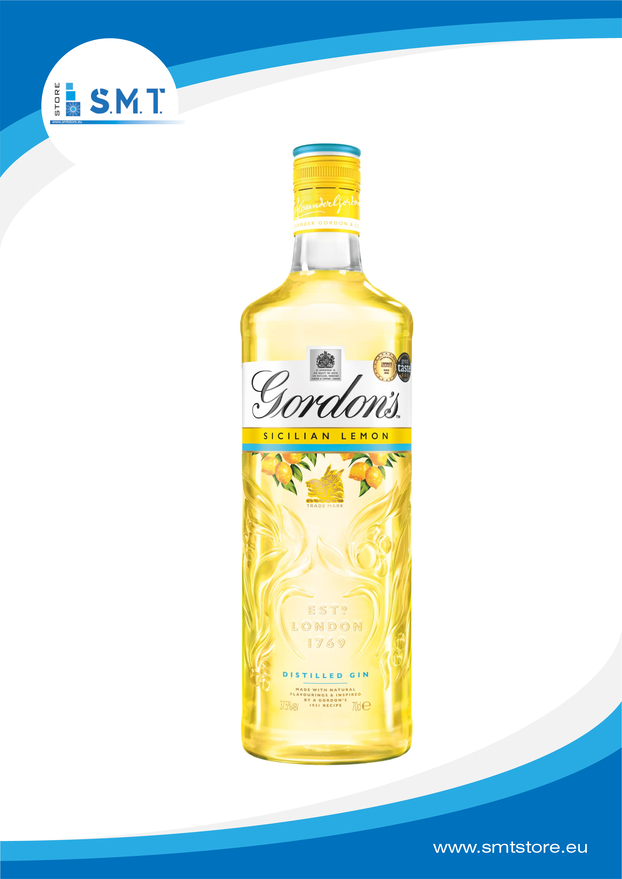 Gin Gordon\'s Sicilian (776177) Lemon Vol 70CL 37,5