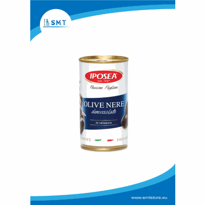 Olive Nere Denocciolate Latta gr 345 - Iposea