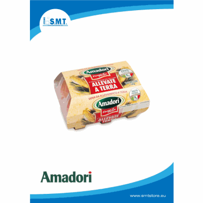 Uova fresche allevate a terra Amadori - conf. 6